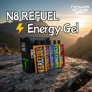 N8 Energy Gel Electrolyte Endurance Nutrition with Screw Cap for Running Cycling Marathon Triathlon