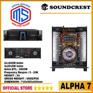 Power Amplifier Soundcrest ALPHA7