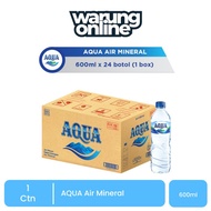 AQUA Air Mineral 600ml x 24 botol - 1 Dus