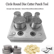 Jewelers Disc Cutter Punch Set 5 holes Metal Circle round mold Cutting Punching jewelry Tools Sizes 