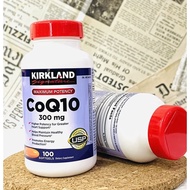 นำเข้า Exp.06/2026 คิวเท็น Kirkland Coenzyme Q10 300 mg 100 softgels