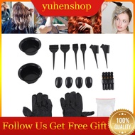 yuhenshop OPPWONG Hair Color Bowl and Brush Set  26Pcs Kit Dye Dying Tools for Household Beauty Salo