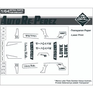 [TRANSPARENT] HOTWHEELS AUTOREPEREZ DECAL - LIVERY LBWK SILVIA S15