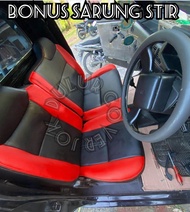 Sarung jok mobil isuzu panther pick up motif terbaru - Cover sarung jok mobil panther pick up - Saru