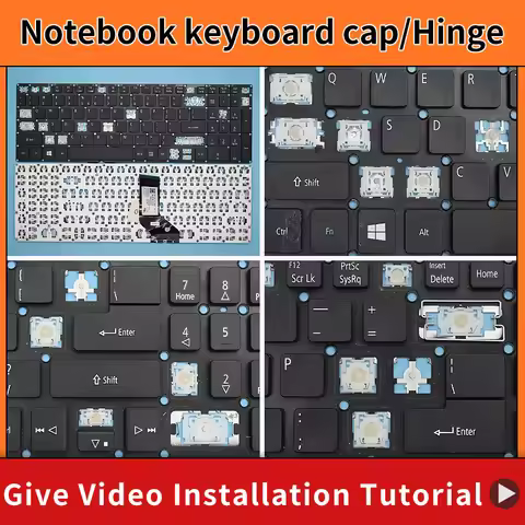 Replacement Keycap Key cap Hinge for Acer Aspire E5-573 E5-573T E5-573TG E5-573G E5-722 E15 E5-582P 