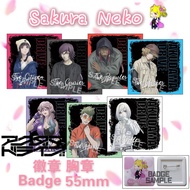❀Ready Stocks❀ Akudama Drive Doraibu 全员恶玉 Anime Button Square Badge 动漫周边方形徽章胸章 55mm