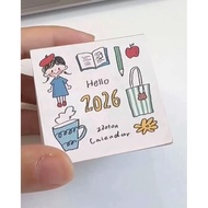 Note Memo 2026 Calendar Can Be Torn There Are 365 Days.