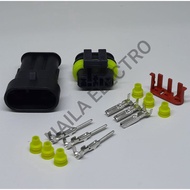 Waterproof 3 Pin Motorcycle Socket - Waterproof 3 Pin Car Socket