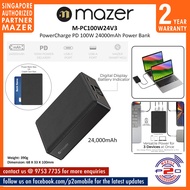 Mazer M-PC100W24V3 PowerCharge PD 100W 24000mAh Power Bank