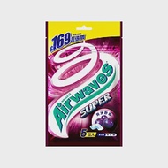 【Airwaves】Super 極酷嗆涼無糖口香糖 紫冰野莓 28g*5入 提神