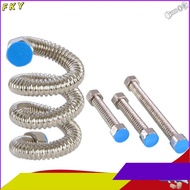 SUS304 bellows 20mm 1/2 high pressure resistant explosion-proof water heater water inlet hose, basin