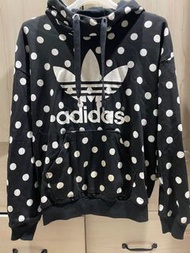 adidas點點內刷毛帽T