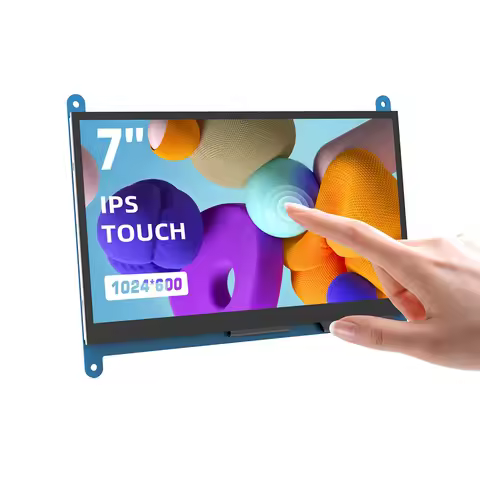 Driver-free Raspberry Pi Monitor 7-inch 1024x600 HD IPS Touchscreen 5-point Capacitive Touch Display