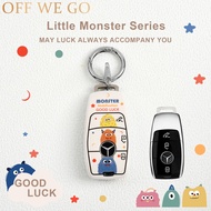 OFF WE GO Key Cover For Mercedes Benz TPU Car Key Cover GLA GLC C180L GLC200 C260L C200L