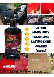 JETSEN Heavy Duty Polish Long Lasting Shine Coating (500ml) for Stubborn Dirts Make Polishing Easy &