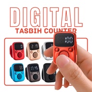 Zehco Digital Tasbih LED Display Cincin Zikir USB Rechargeable Tally Counter Tasbih Zikir Digital Ci