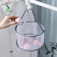T&O Drying Ra Hanging Basket Beauty Egg Drying Net Bag Hangable Makeup Brush Storage Ra Storage Orga