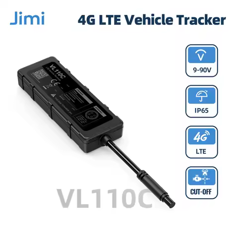 Jimi VL110C 4G LTE Vehicle GPS Tracker With Smart Alert Remote Cut-Off Real-time Tracking Jamming De