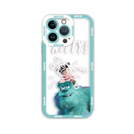 Cartoon Blue Monsters Inc Sullivan Clear Phone Case For VIVO Y04 Y15S Y16 Y17S Y17 Y19 Y19S Y20 Y21 