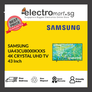 SAMSUNG UA43CU8000KXXS 4K CRYSTAL UHD TV 43 Inch