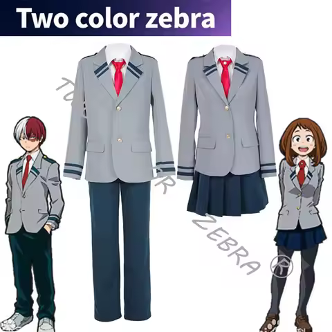 My Hero Academia Cosplay Costume Uniform Midoriya Izuku Bakugou Katsuki Ochaco Uraraka School Unifor