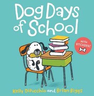 ＊小貝比的家＊DOG DAYS OF SCHOOL/貼紙書/3~6歲