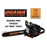 Ogawa PRO VX8224 (24" Solid Bar) Heavy Duty Chainsaw