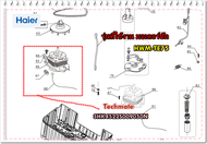 อะไหล่ของแท้/มอเตอร์ซัก เครื่องซักผ้าไฮเออร์/HAIER/3HK4522S009050N/MOTOR WASH/HWM-TE75