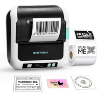 OFFNOVA Label Maker, 3-Inch Barcode Label Printer, Bluetooth Thermal Label Printer for Address, Ship