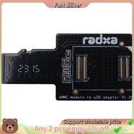EMMC to USB Adapter Board EMMC to MicroSD Adapter Board MicroSD EMMC Modules for ROCK PI 4A/4B