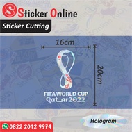 Stiker Piala Dunia Qatar 2022 | Cutting Sticker World Cup Qatar 2022