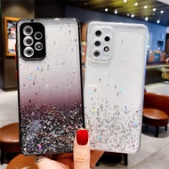Casing COMPATIBLE FOR SAMSUNG M32 5G A32 5G A72 A52 A52S A32 4G A22 4G 5G CASE TPU LENS GLITTER CAME
