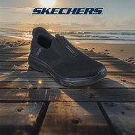 Skechers สเก็ตเชอร์ส รองเท้าผู้ชาย Men Slip-ins GOwalk 7 Easy On 2 Walking Shoes - 216641-BBK Air-Co