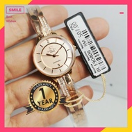 Jam Roscani Rose Gold Perempuan Ladies Sapphire Watch Small Size