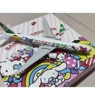 [ SCALE AIRCRAFT MODEL 1:400] B777-300er Eva Air Hello Kitty Airplane Model