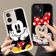 HK-15 Disney Shockproof Casing for Black and White Silicone OPPO Realme Reno Narzo 13F C67 F25 11F 1