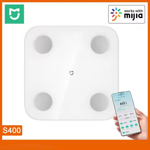 150kg Mijia Body Fat Scale S400 Bluetooth 5.0 LED Display Smart Home Body Composition Measurement Bo