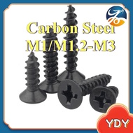 Black carbon steel KA countersunk self-tapping, wood screws, countersunk self-tapping screws, pointe