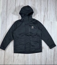 外國優惠預訂 2色選 haglofs logo 戶外機能 多口袋防水料棉質外套