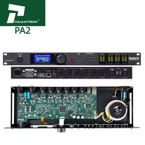 DriveRack PA2 2 Input 6 Output Digital Audio Processor Compatible Original Software DSP Stage Speake