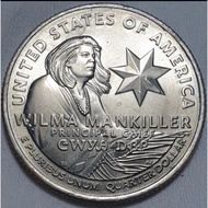 [GENUINE] 2022(P) USA Quarter Dollar COMMEMORATIVE COIN - Wilma Mankiller (#USD02)