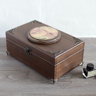 Amour愛木木-法式懷舊 精油木盒 墨水盒 收納木盒 隔層可取出