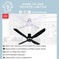 [OPTIONAL BASIC INSTALLATION] KDK 56" Ceiling Fan DC Motor + Remote Control W56WV  *1 Year Local War