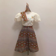 kimona at saya KIDS & ADULT Costume Buwan ng wika ETHNIC DESIGN Filipiniana