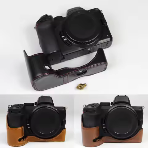Leather Protect Camera Half case Bag Grip for Nikon Z7 Mark II Z6 Mark II Z7 Z6 Z5