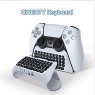 For PS5 Controller Wireless Qwerty Keyboard Built-in Speake
