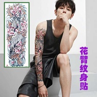 Full Arm Tattoo Sticker Large Flower Arm Tattoo Sticker Full Arm Waterproof Tattoo Sticker