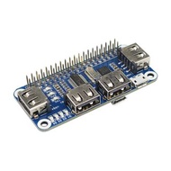 Raspberry Pi/ Pi Zero USB擴展板 4 Port USB HUB HAT for Raspberry Pi