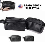 PREMIUM Men High Capacity PU Leather Clutch Bag With Handle Wallet Man Dompet Beg Tangan Lelaki (SL-
