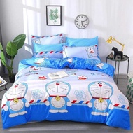 Cadar DORAEMON Bedsheet Cartoon Super Single 5in1 Queen King 7in1 With Comforter Set